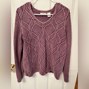 Preswick & Moore Plum Cardigan